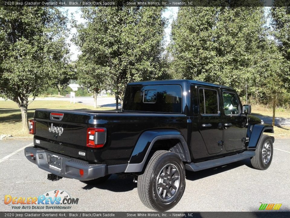 2020 Jeep Gladiator Overland 4x4 Black / Black/Dark Saddle Photo #6