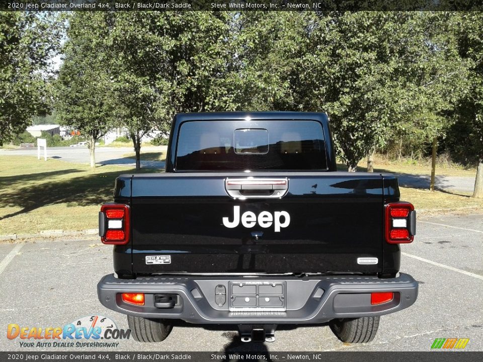 2020 Jeep Gladiator Overland 4x4 Black / Black/Dark Saddle Photo #7