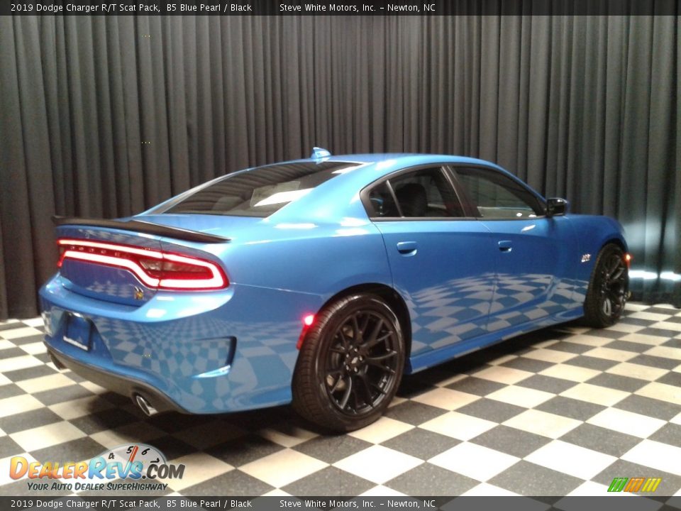 2019 Dodge Charger R/T Scat Pack B5 Blue Pearl / Black Photo #6