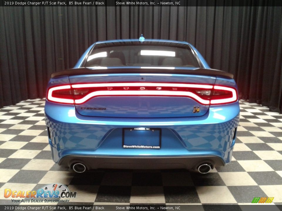 2019 Dodge Charger R/T Scat Pack B5 Blue Pearl / Black Photo #7