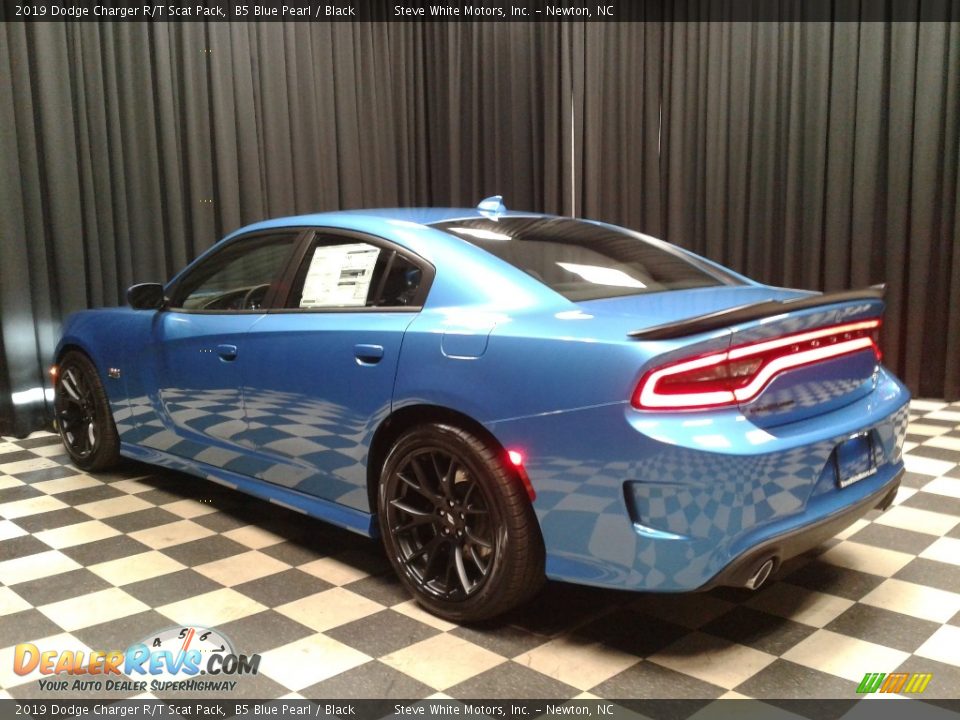 2019 Dodge Charger R/T Scat Pack B5 Blue Pearl / Black Photo #8
