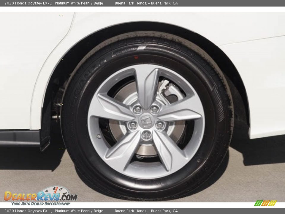2020 Honda Odyssey EX-L Platinum White Pearl / Beige Photo #12