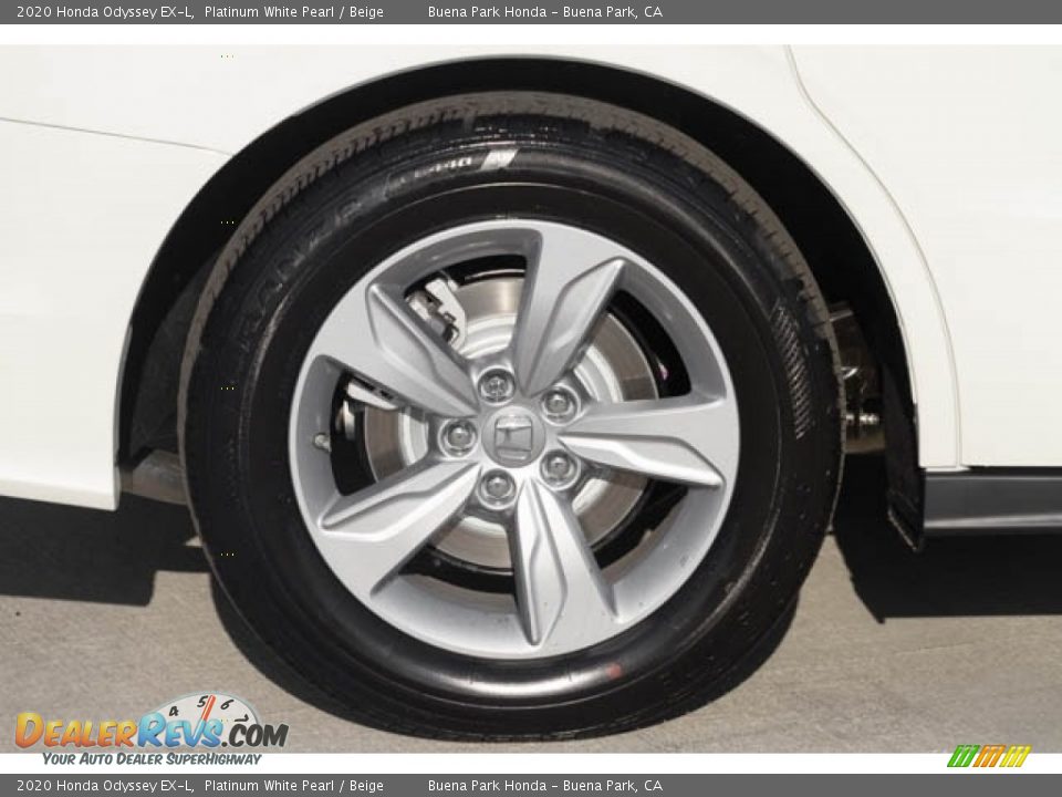 2020 Honda Odyssey EX-L Platinum White Pearl / Beige Photo #13