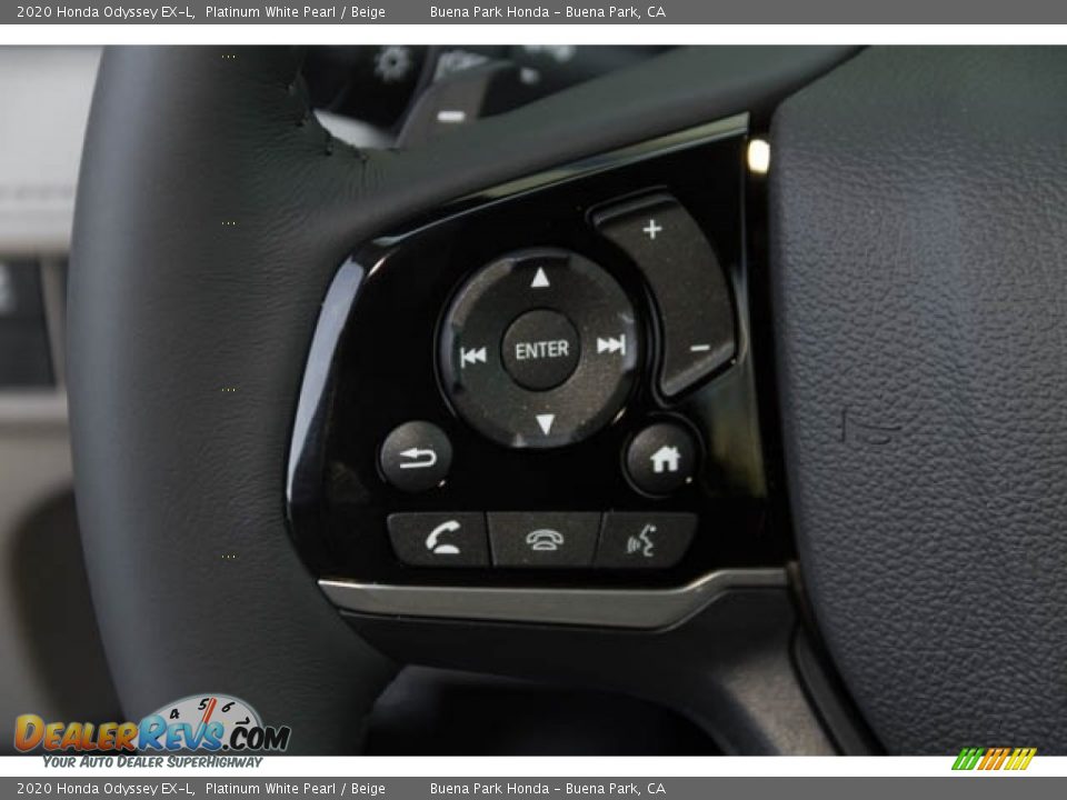 2020 Honda Odyssey EX-L Platinum White Pearl / Beige Photo #20