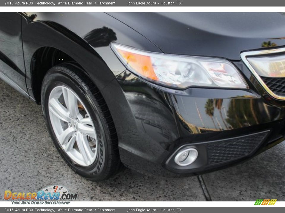 2015 Acura RDX Technology White Diamond Pearl / Parchment Photo #9
