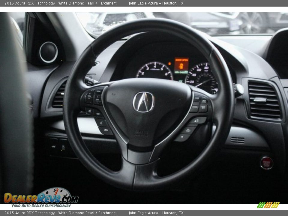 2015 Acura RDX Technology White Diamond Pearl / Parchment Photo #28