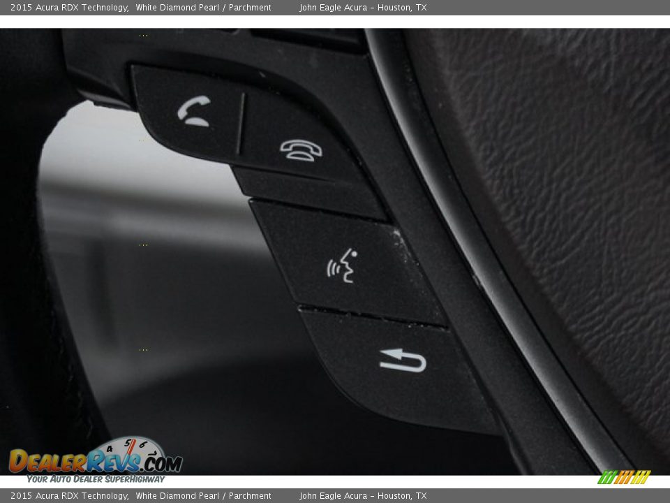 2015 Acura RDX Technology White Diamond Pearl / Parchment Photo #35