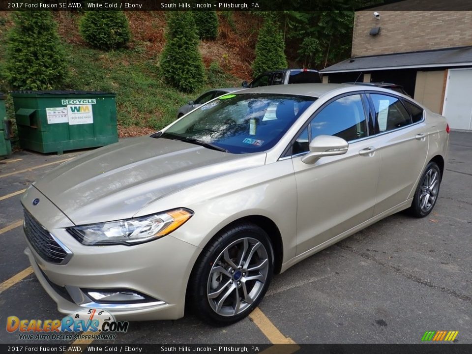 2017 Ford Fusion SE AWD White Gold / Ebony Photo #1