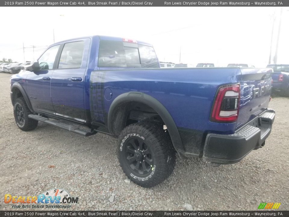 2019 Ram 2500 Power Wagon Crew Cab 4x4 Blue Streak Pearl / Black/Diesel Gray Photo #3