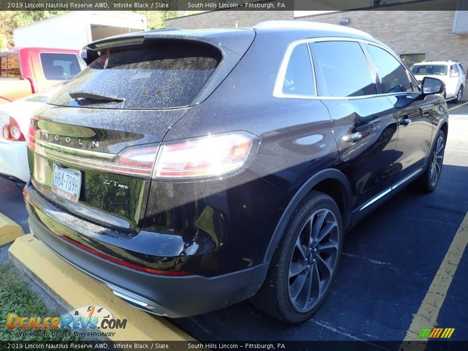 2019 Lincoln Nautilus Reserve AWD Infinite Black / Slate Photo #3