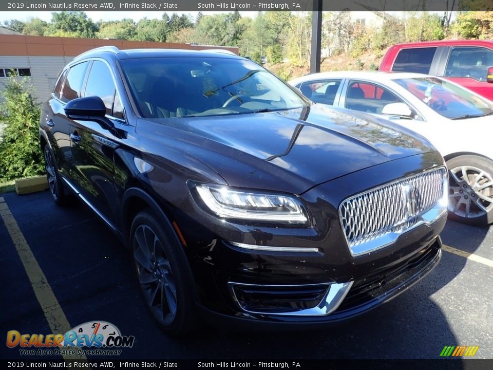 2019 Lincoln Nautilus Reserve AWD Infinite Black / Slate Photo #4