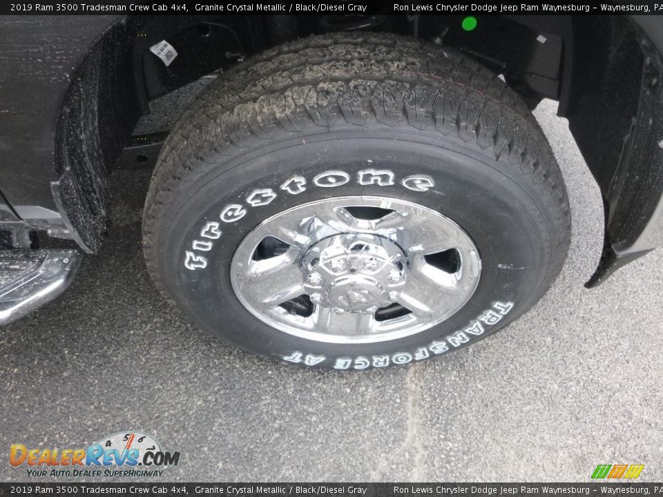2019 Ram 3500 Tradesman Crew Cab 4x4 Granite Crystal Metallic / Black/Diesel Gray Photo #9