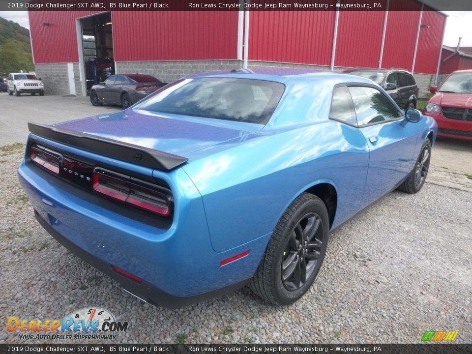 2019 Dodge Challenger SXT AWD B5 Blue Pearl / Black Photo #6