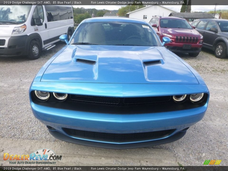 2019 Dodge Challenger SXT AWD B5 Blue Pearl / Black Photo #9