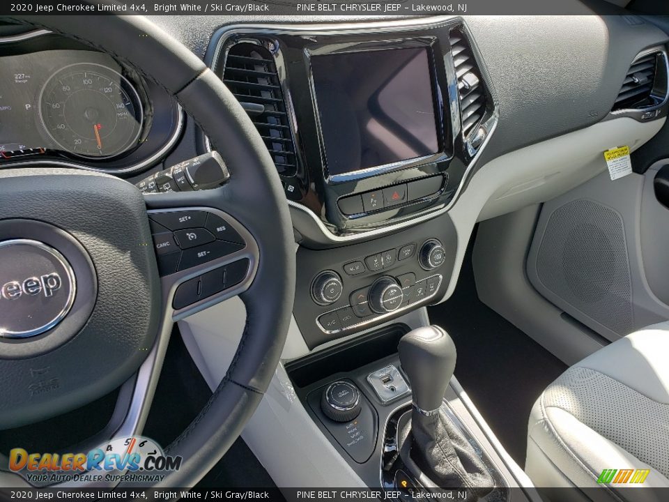 2020 Jeep Cherokee Limited 4x4 Bright White / Ski Gray/Black Photo #10