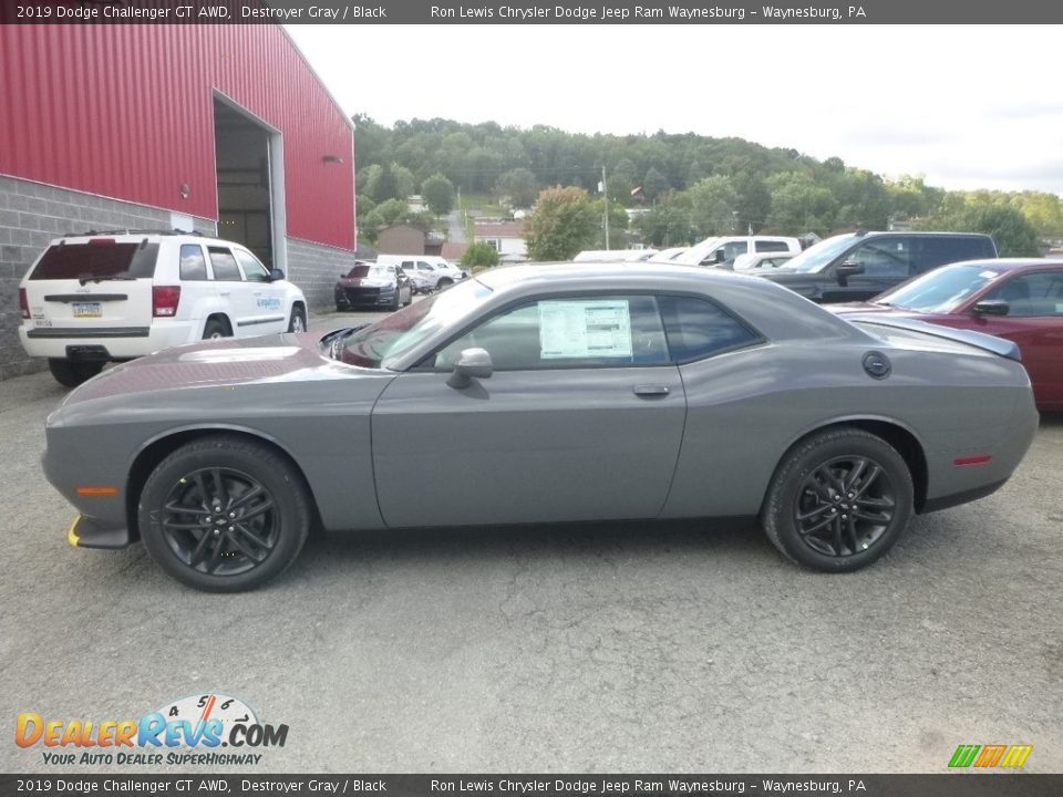 2019 Dodge Challenger GT AWD Destroyer Gray / Black Photo #3