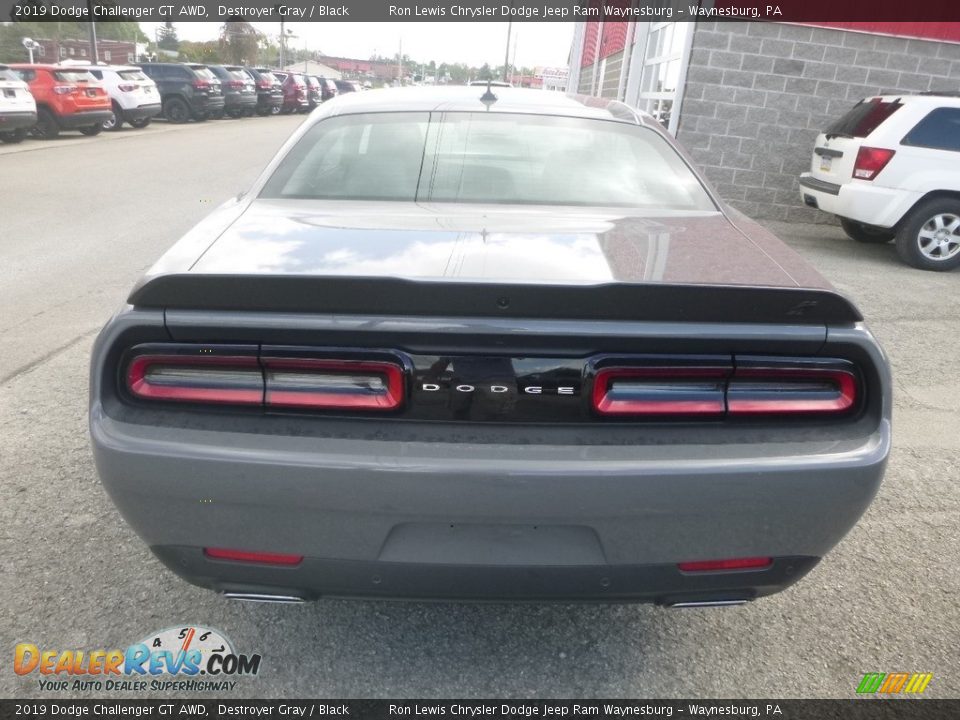 2019 Dodge Challenger GT AWD Destroyer Gray / Black Photo #5