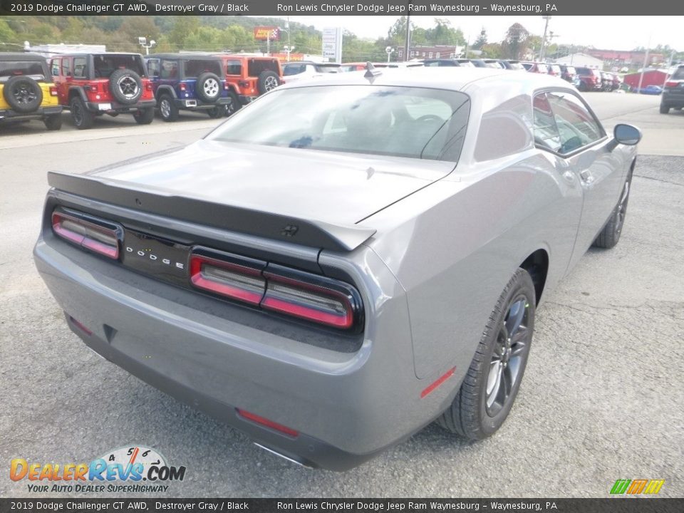 2019 Dodge Challenger GT AWD Destroyer Gray / Black Photo #6