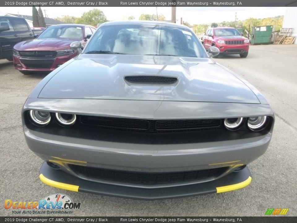 2019 Dodge Challenger GT AWD Destroyer Gray / Black Photo #9