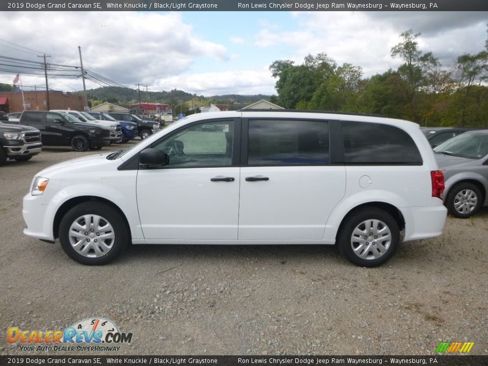 2019 Dodge Grand Caravan SE White Knuckle / Black/Light Graystone Photo #2