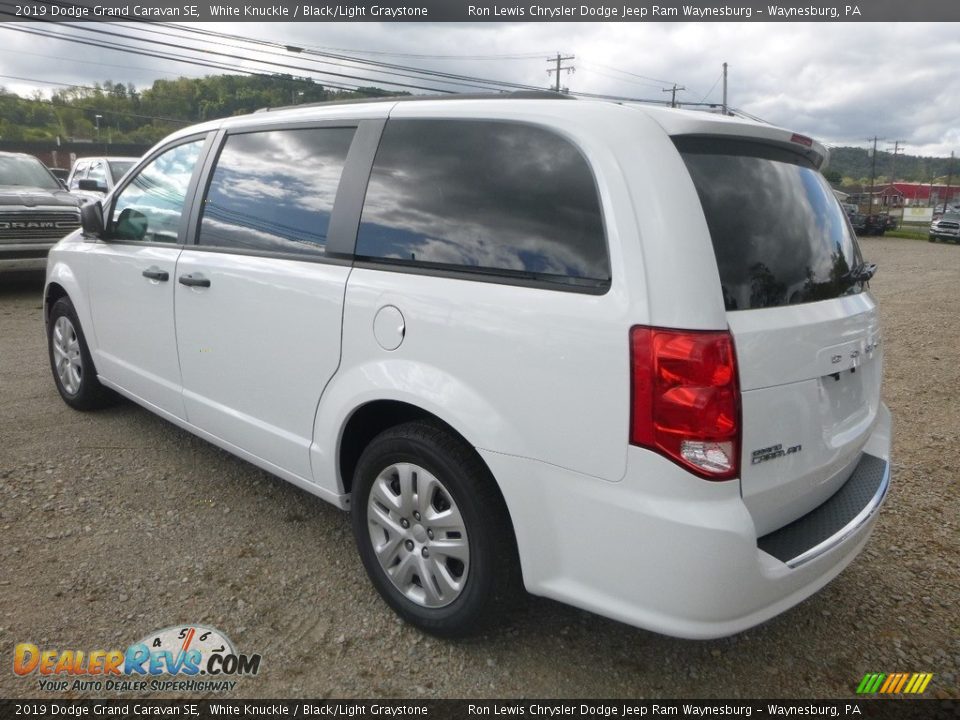 2019 Dodge Grand Caravan SE White Knuckle / Black/Light Graystone Photo #3