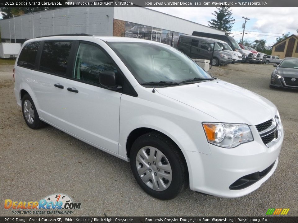 2019 Dodge Grand Caravan SE White Knuckle / Black/Light Graystone Photo #7