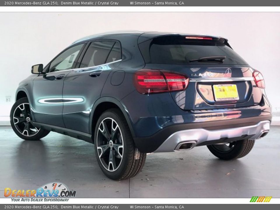 2020 Mercedes-Benz GLA 250 Denim Blue Metallic / Crystal Gray Photo #2