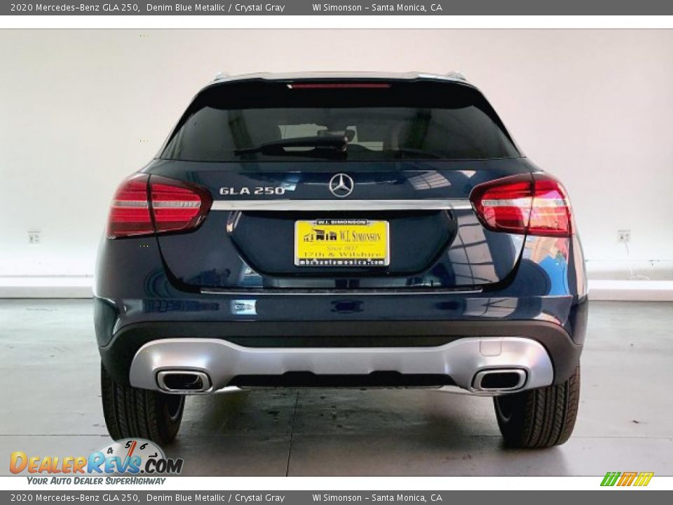 2020 Mercedes-Benz GLA 250 Denim Blue Metallic / Crystal Gray Photo #3