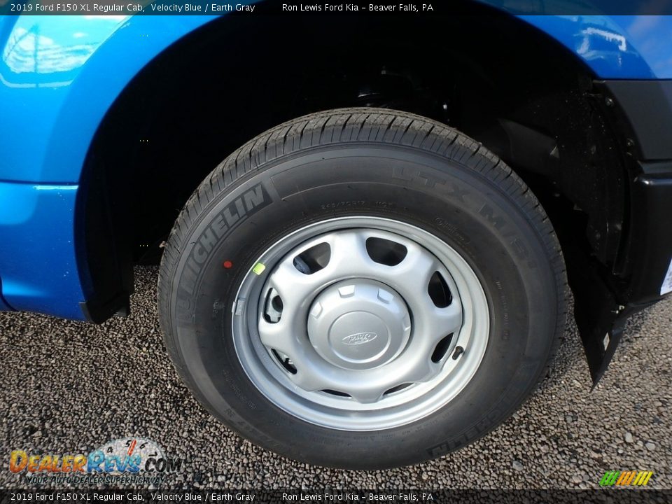 2019 Ford F150 XL Regular Cab Velocity Blue / Earth Gray Photo #12