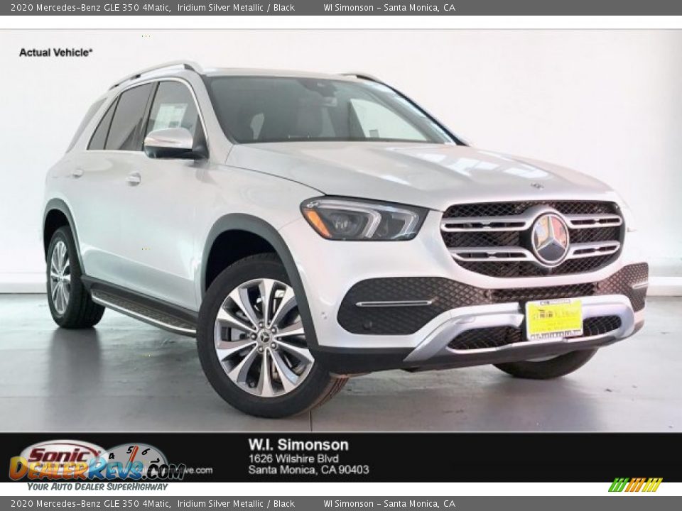 2020 Mercedes-Benz GLE 350 4Matic Iridium Silver Metallic / Black Photo #1