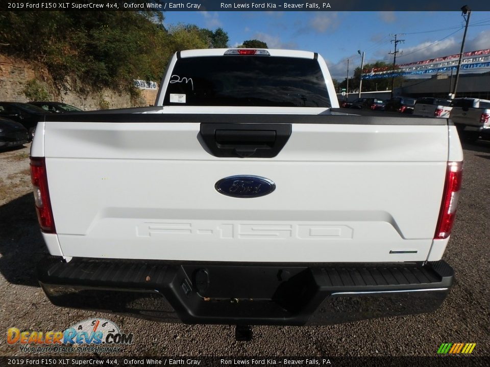 2019 Ford F150 XLT SuperCrew 4x4 Oxford White / Earth Gray Photo #3