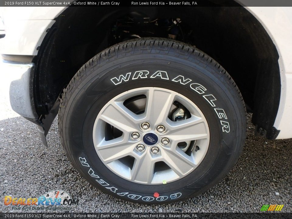 2019 Ford F150 XLT SuperCrew 4x4 Oxford White / Earth Gray Photo #9