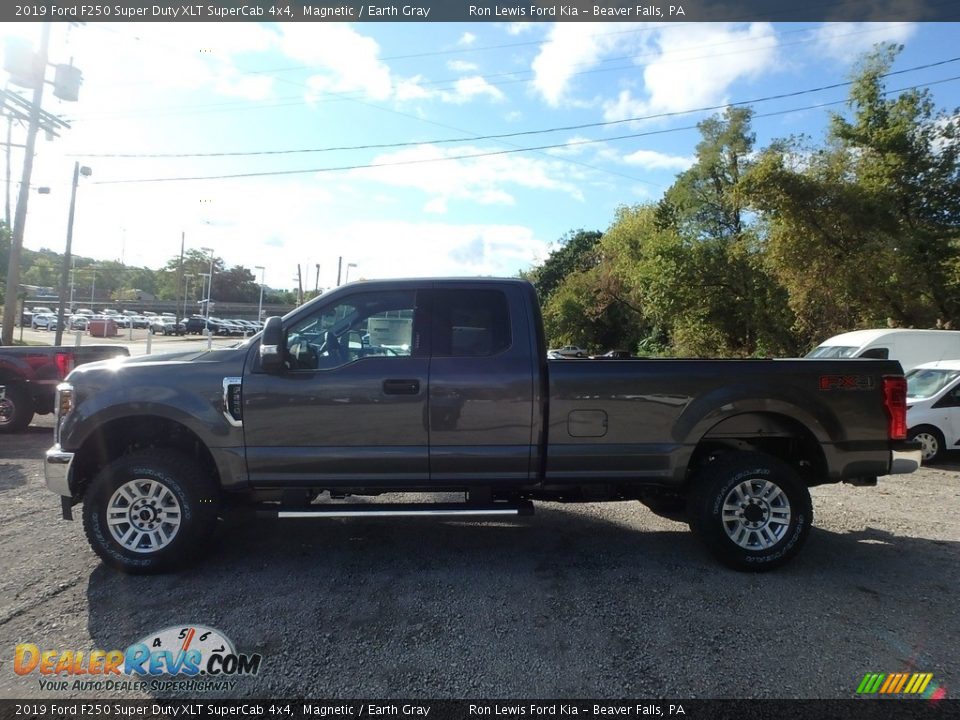 2019 Ford F250 Super Duty XLT SuperCab 4x4 Magnetic / Earth Gray Photo #5