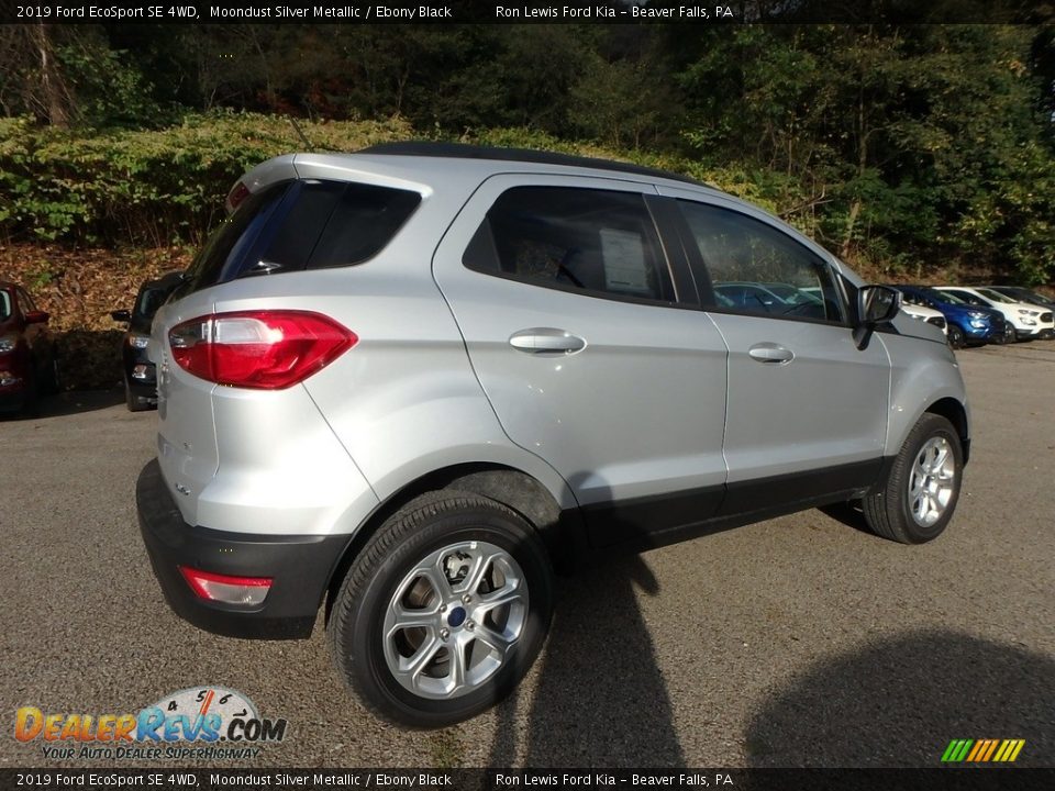2019 Ford EcoSport SE 4WD Moondust Silver Metallic / Ebony Black Photo #2