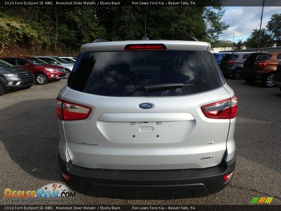 2019 Ford EcoSport SE 4WD Moondust Silver Metallic / Ebony Black Photo #3