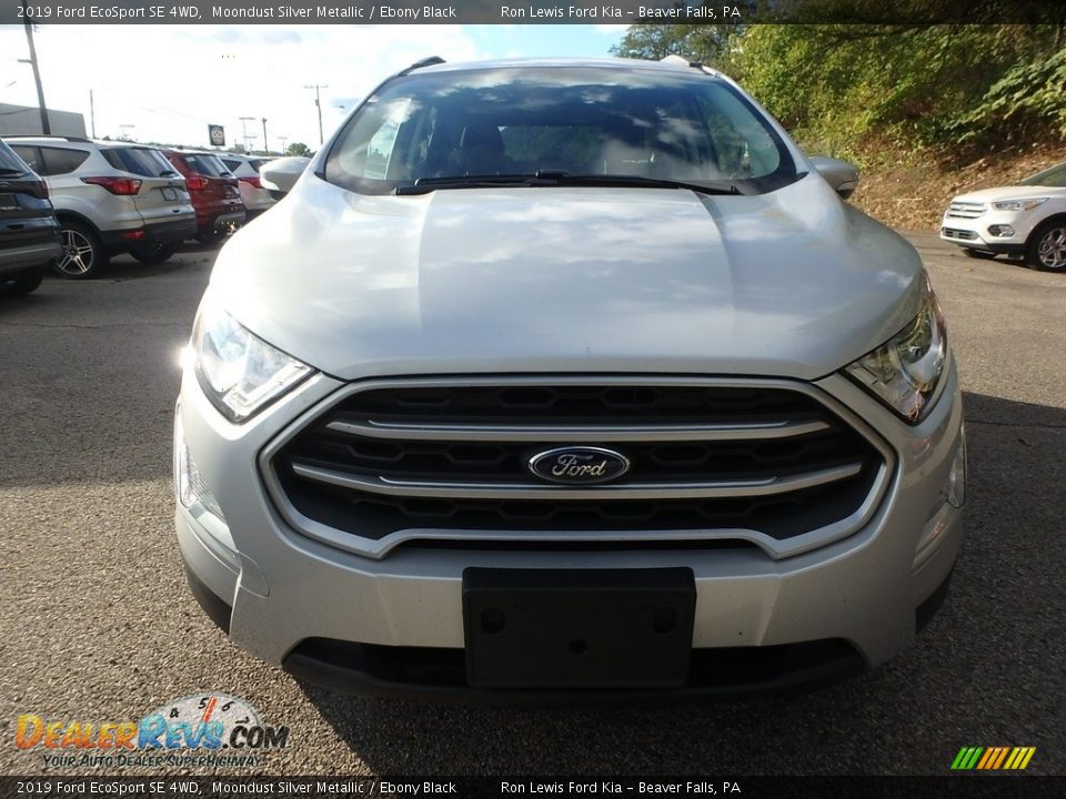 2019 Ford EcoSport SE 4WD Moondust Silver Metallic / Ebony Black Photo #8