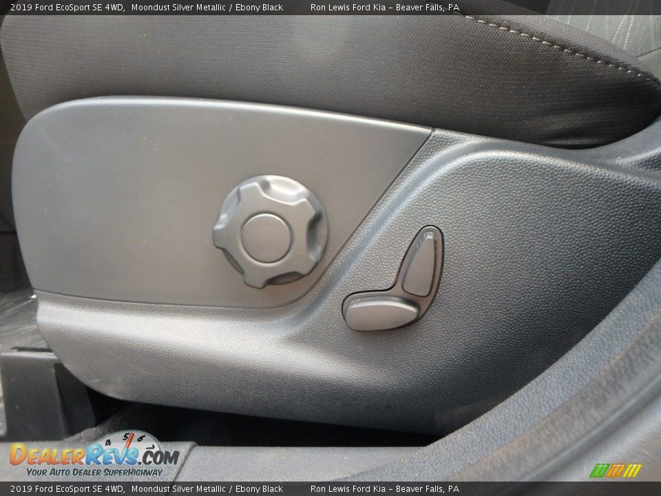 2019 Ford EcoSport SE 4WD Moondust Silver Metallic / Ebony Black Photo #11