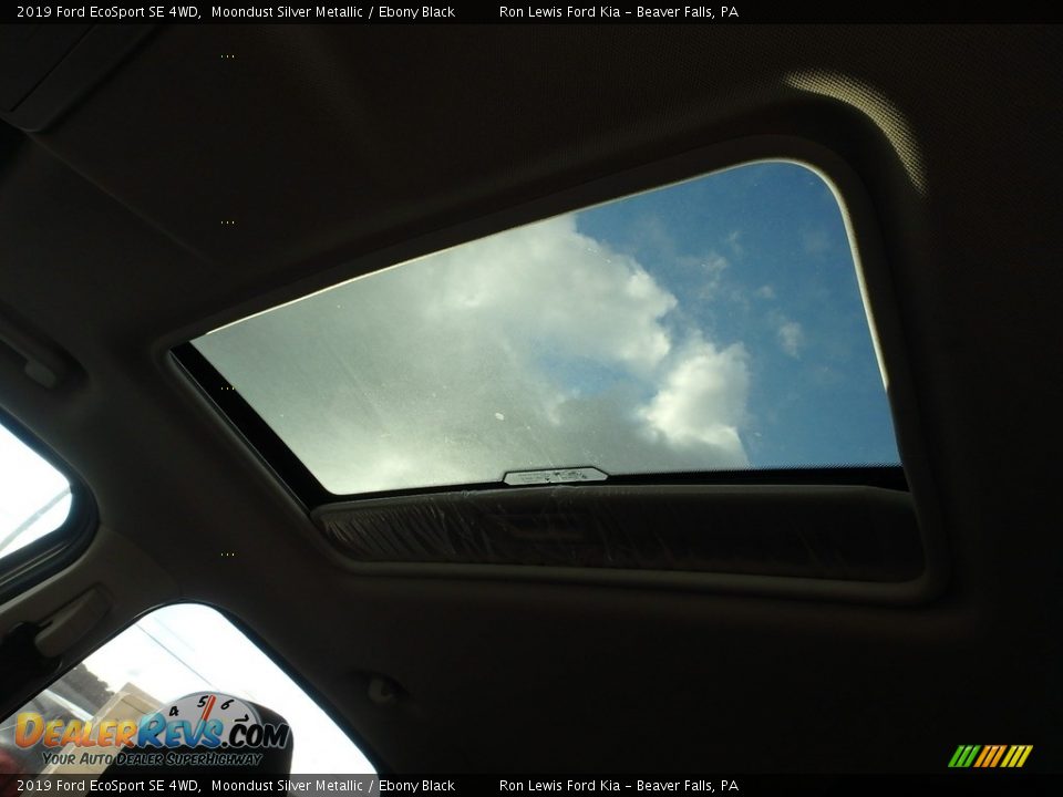 2019 Ford EcoSport SE 4WD Moondust Silver Metallic / Ebony Black Photo #13