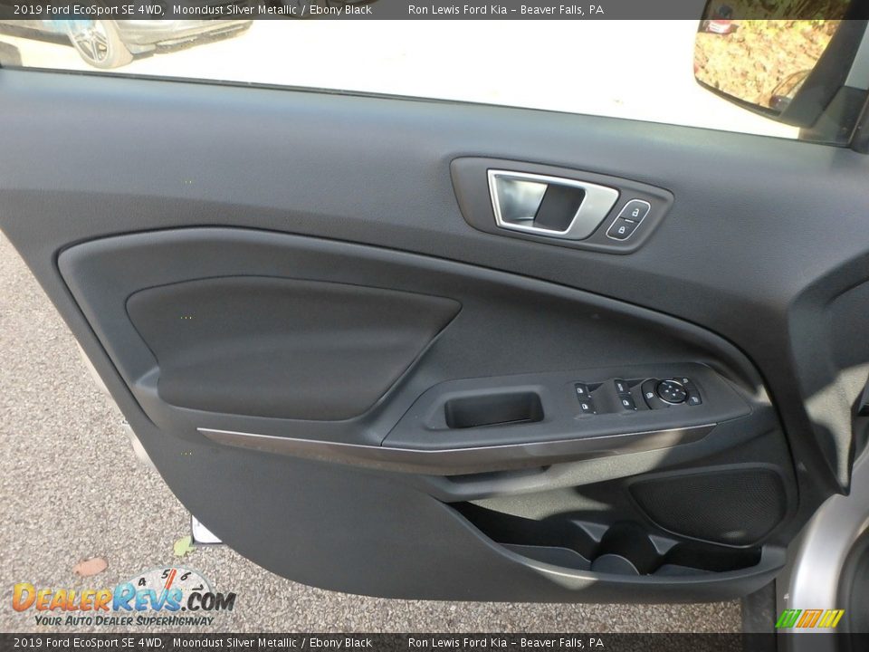 2019 Ford EcoSport SE 4WD Moondust Silver Metallic / Ebony Black Photo #17