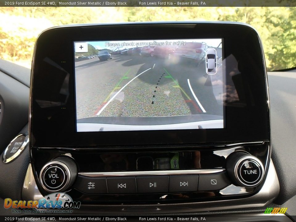 2019 Ford EcoSport SE 4WD Moondust Silver Metallic / Ebony Black Photo #20