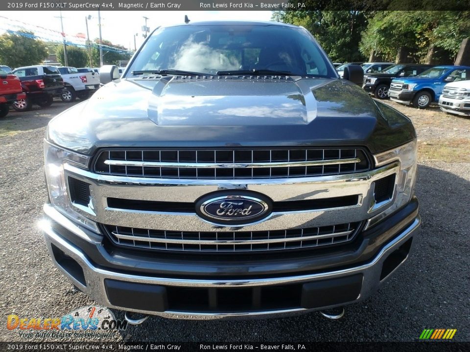 2019 Ford F150 XLT SuperCrew 4x4 Magnetic / Earth Gray Photo #7