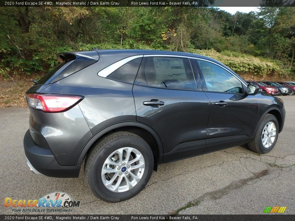 2020 Ford Escape SE 4WD Magnetic Metallic / Dark Earth Gray Photo #2