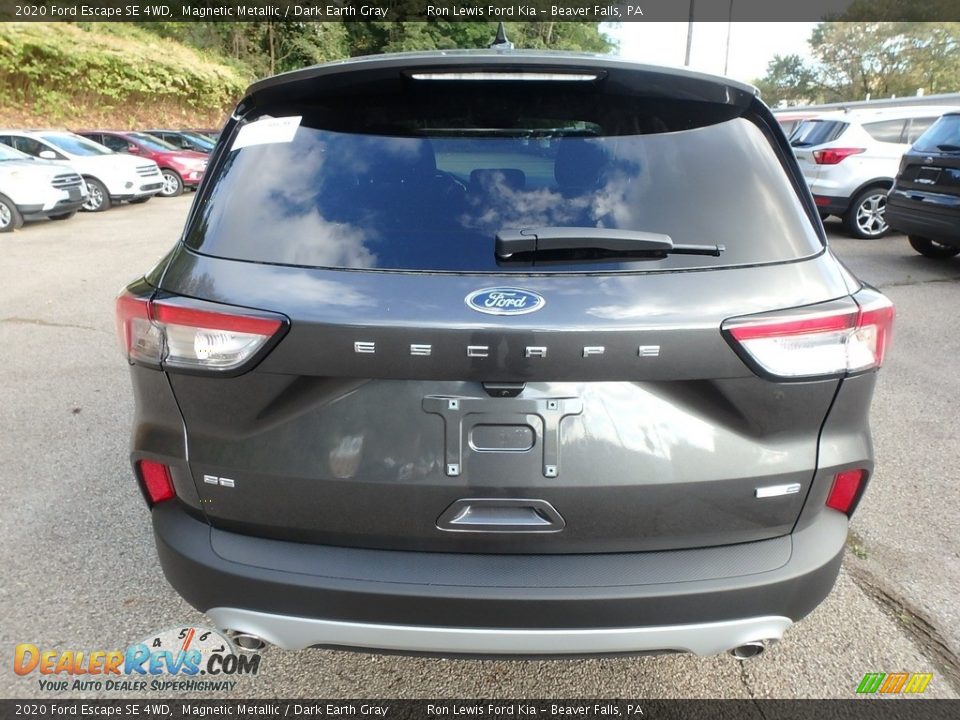 2020 Ford Escape SE 4WD Magnetic Metallic / Dark Earth Gray Photo #3