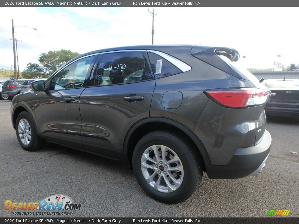 2020 Ford Escape SE 4WD Magnetic Metallic / Dark Earth Gray Photo #5