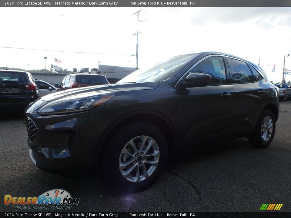 2020 Ford Escape SE 4WD Magnetic Metallic / Dark Earth Gray Photo #7