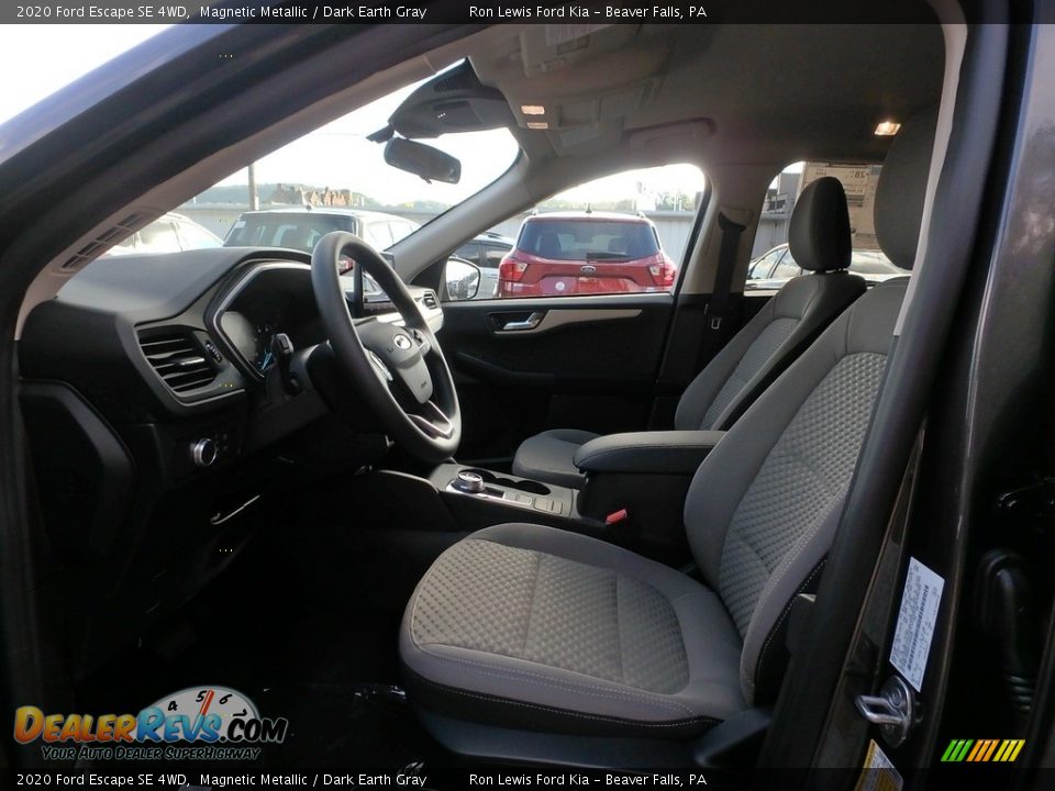 2020 Ford Escape SE 4WD Magnetic Metallic / Dark Earth Gray Photo #12