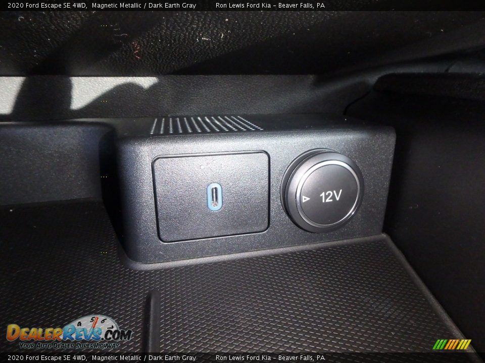 2020 Ford Escape SE 4WD Magnetic Metallic / Dark Earth Gray Photo #20