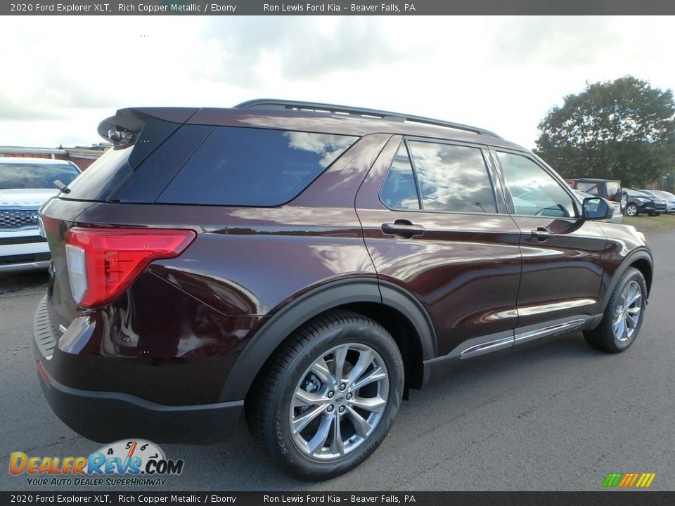 2020 Ford Explorer XLT Rich Copper Metallic / Ebony Photo #2