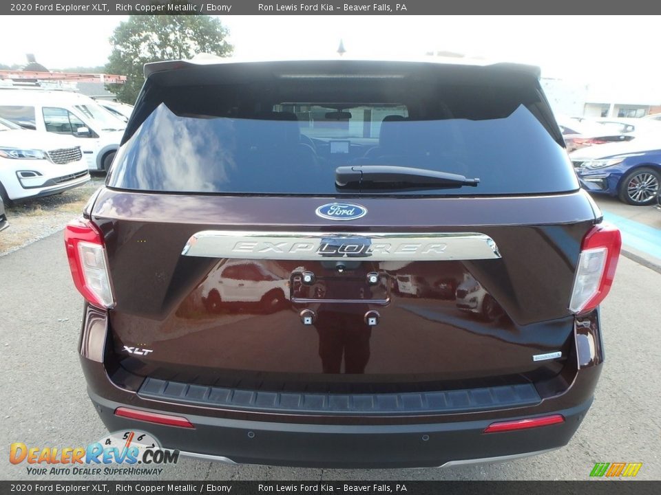 2020 Ford Explorer XLT Rich Copper Metallic / Ebony Photo #3