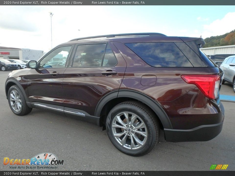 2020 Ford Explorer XLT Rich Copper Metallic / Ebony Photo #5